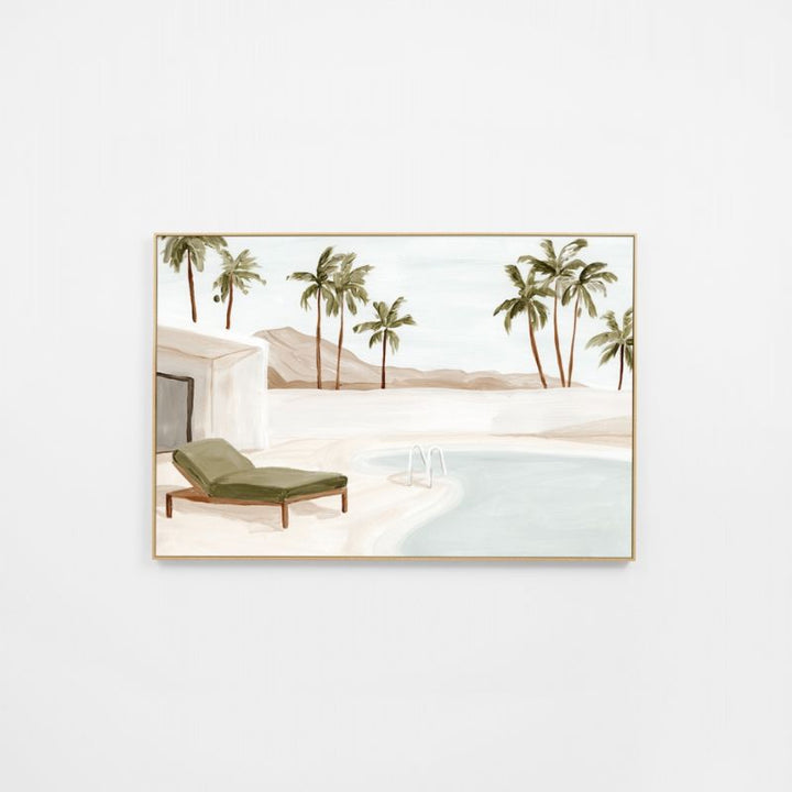 Desert Hideaway Haze Canvas Print