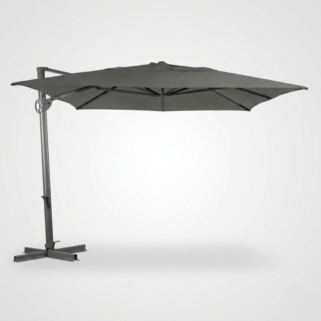 Havana Octagonal Cantilever Outdoor Umbrella 380cm - Charcoal