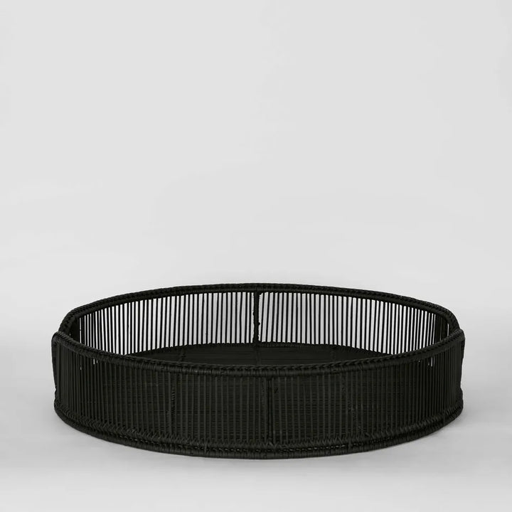 Luca Rattan Round Tray