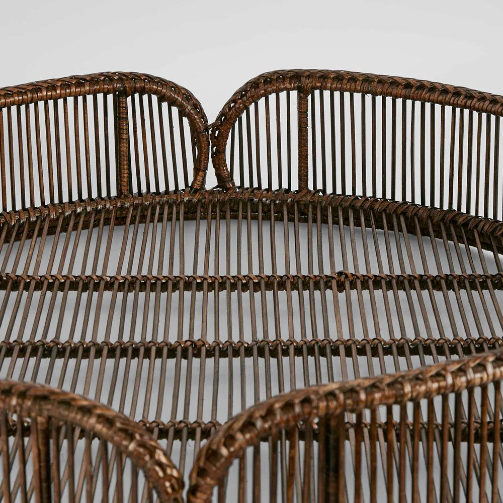 Luca Rattan Round Tray