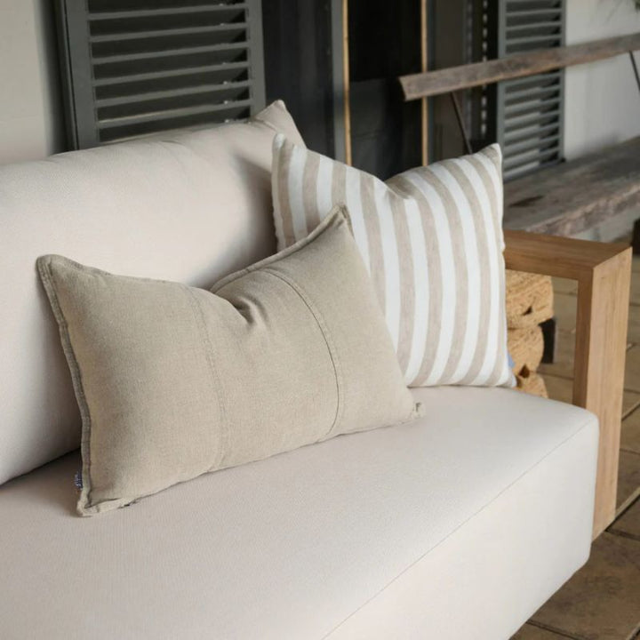 Luca® Linen Outdoor Cushion 40x60cm - Natural