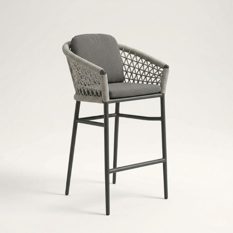 Mornington Bar Chair - Charcoal | Sunset Home Living