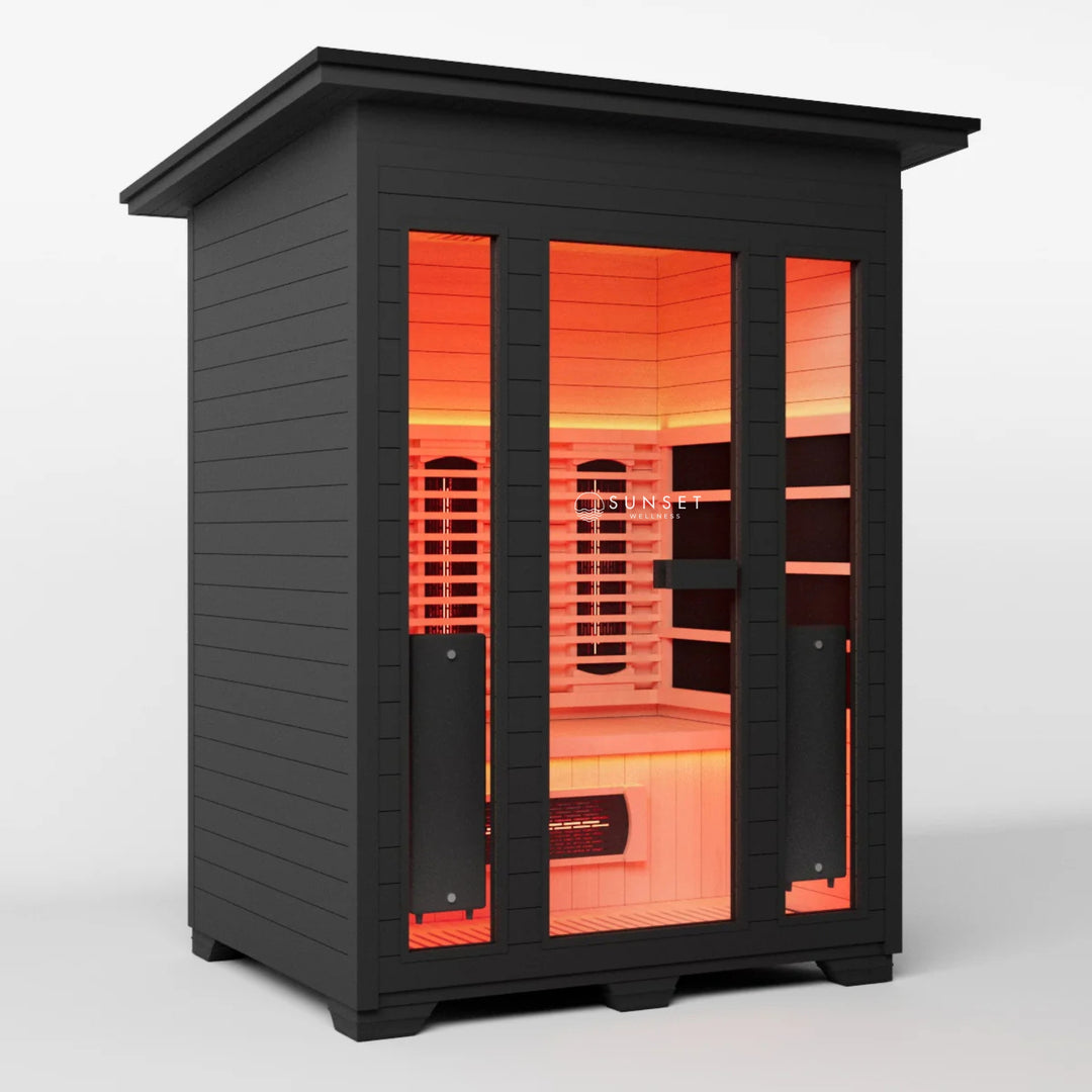 Outdoor Full Spectrum Infrared Sauna - 2 Person