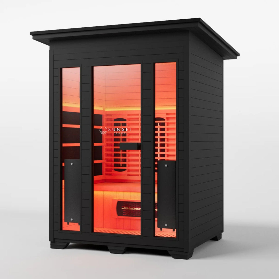 Outdoor Full Spectrum Infrared Sauna - 2 Person