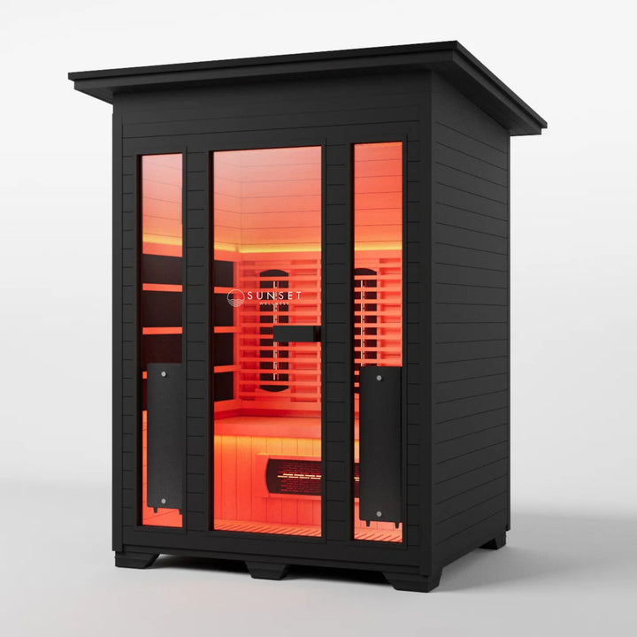 Outdoor Full Spectrum Infrared Sauna - 2 Person
