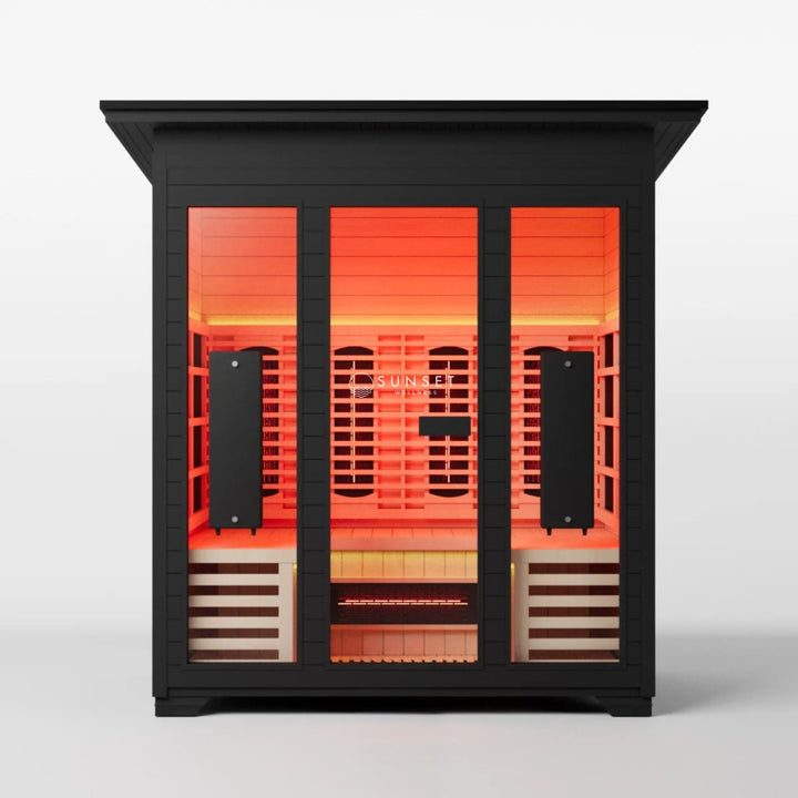 Outdoor Full Spectrum Infrared Sauna - 4 Person