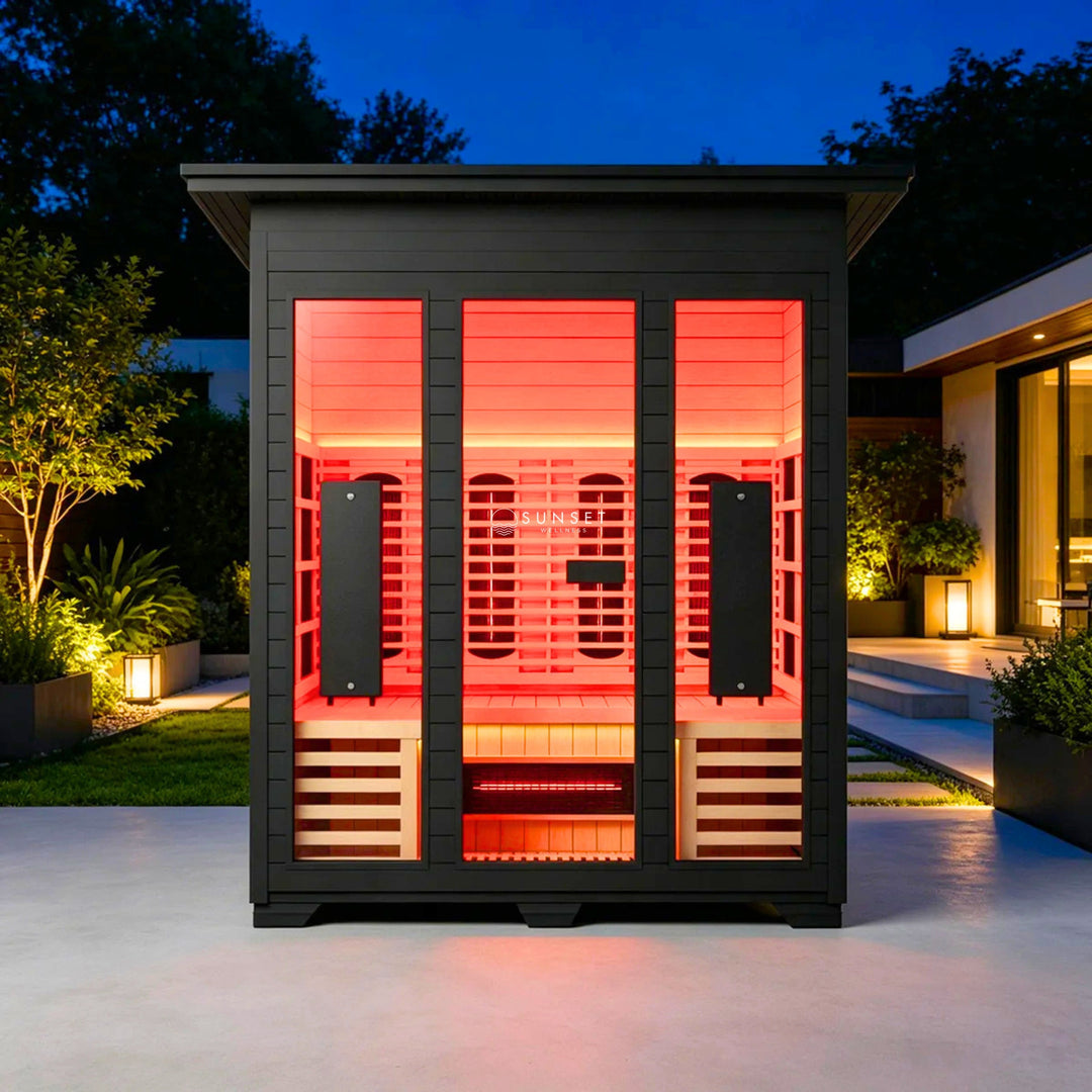 Outdoor Full Spectrum Infrared Sauna - 4 Person