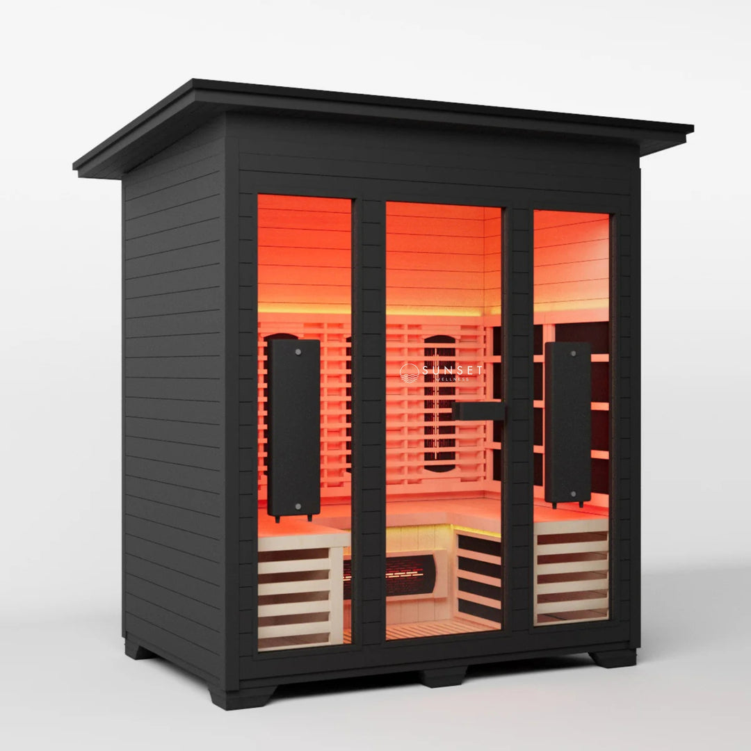 Outdoor Full Spectrum Infrared Sauna - 4 Person