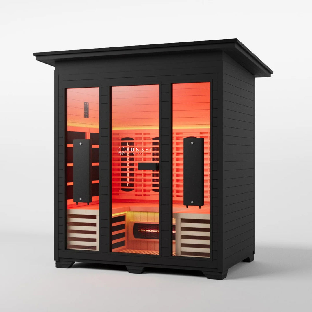 Outdoor Full Spectrum Infrared Sauna - 4 Person