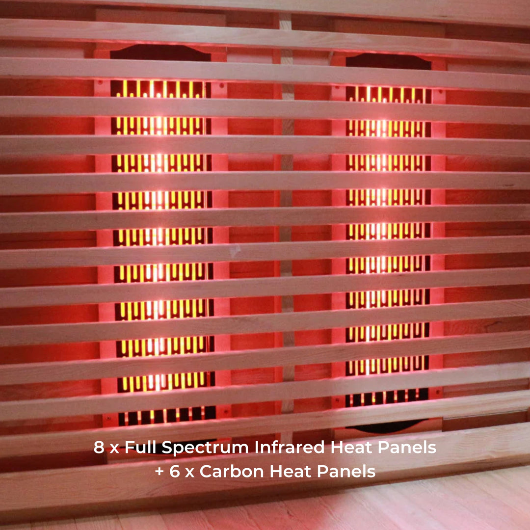 Outdoor Full Spectrum Infrared Sauna - 6 Person