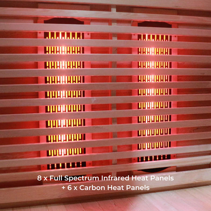 Outdoor Full Spectrum Infrared Sauna - 6 Person