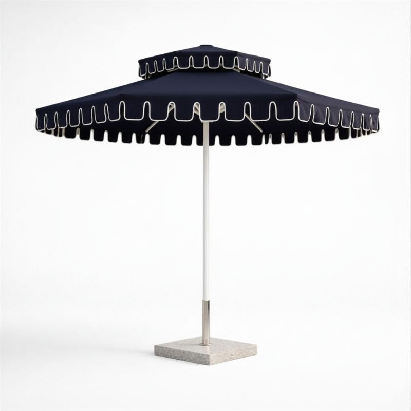 Palm Springs Umbrella 3m - Navy - Navy | Sunset Home Living