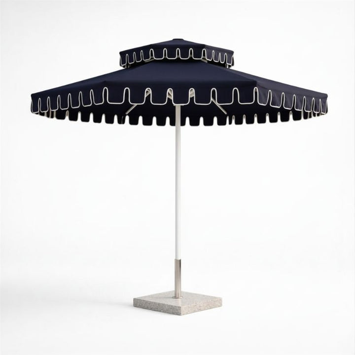 Palm Springs Umbrella 3m - Navy - Navy | Sunset Home Living