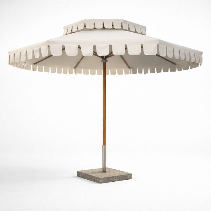Palm Springs Umbrella 3m - White - White | Sunset Home Living