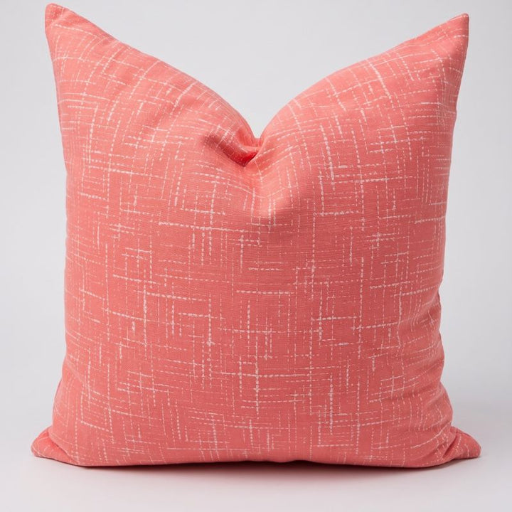Palmora Peachy Coral Outdoor Cushion 60 x 60 cm