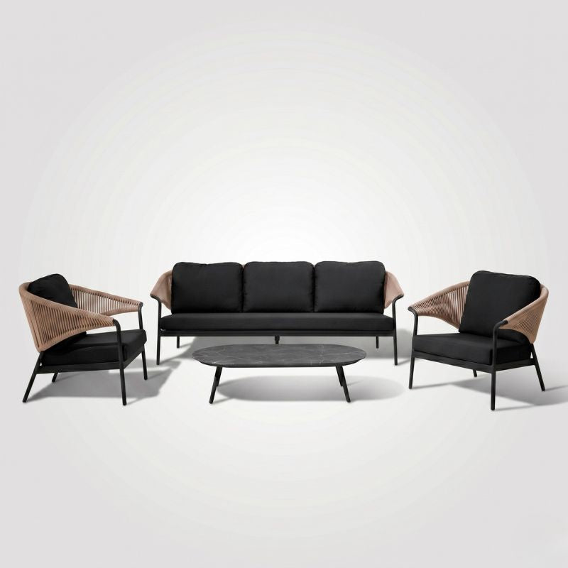 Positano Single Sofa - Tan | Sunset Home Living