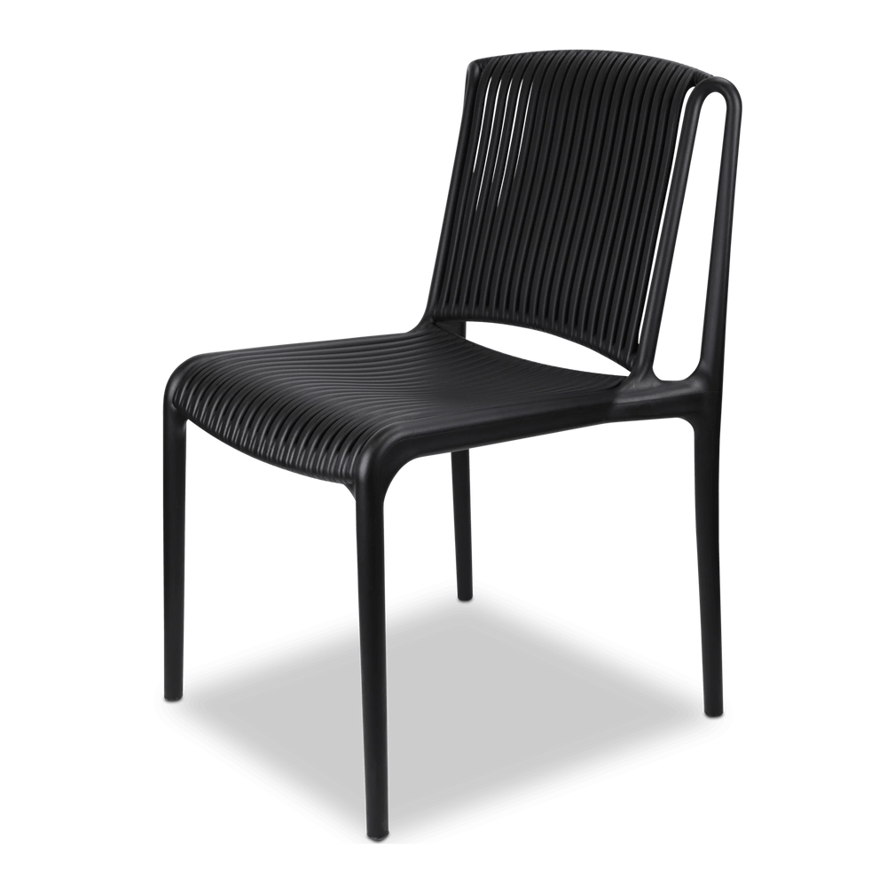 Tropea Dining Chair - Black - Black | Sunset Home Living