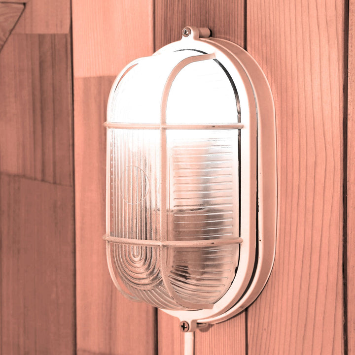 Timber Traditional Outdoor Barrel Sauna - 6 Person (Glass Front)