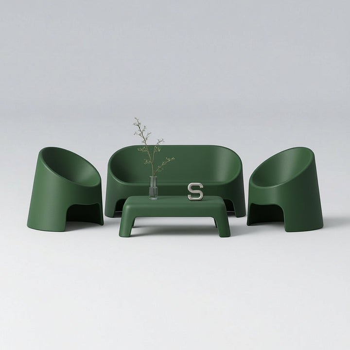 Milos Lounge Set - Green | Sunset Home Living
