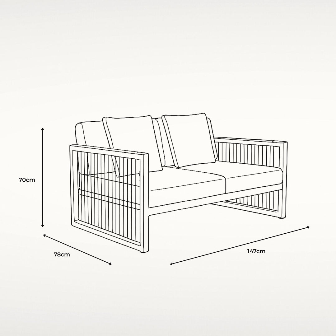 Palm Cove 2 Seat Sofa