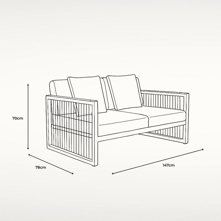 Palm Cove 2 Seat Sofa