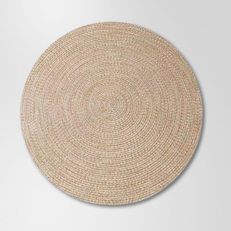 Round Rug Indoor / Outdoor Rug Black 150 x 150 cm