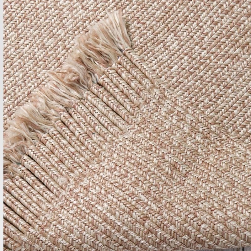 Tassels Rug Indoor / Outdoor Natural