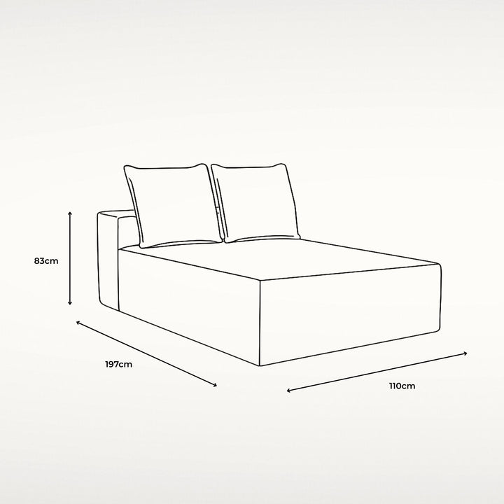 Santorini Sofa Set - Washed Taupe