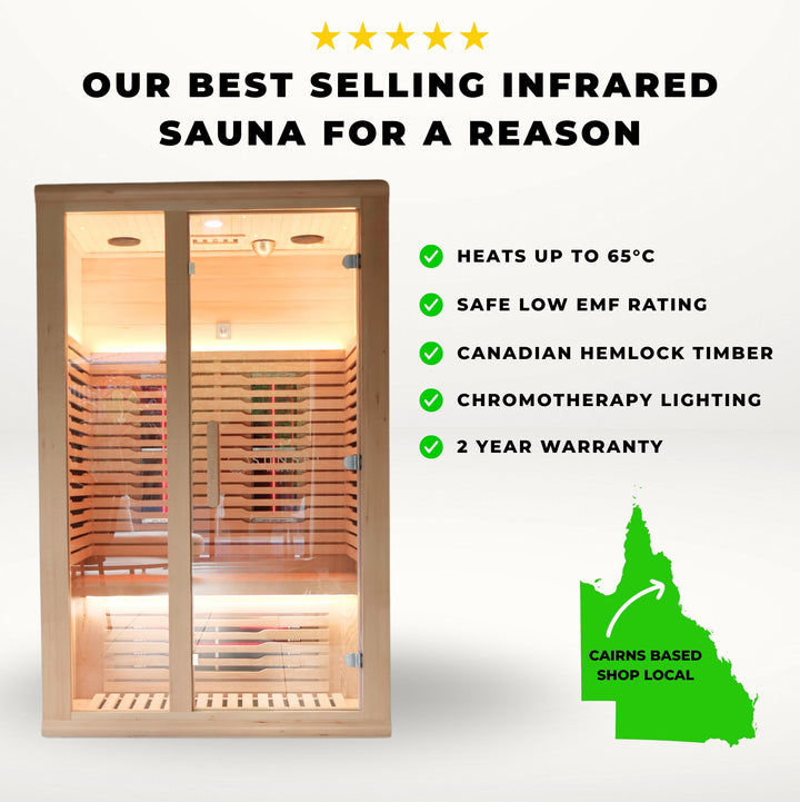 Timber Infrared Sauna - 2 Person