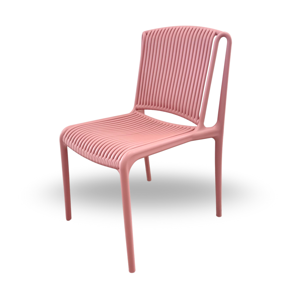 Tropea Dining Chair - Dusty Pink - Pink | Sunset Home Living